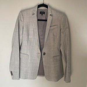 Theory Light Grey Suit Jacket Blazer Size 00